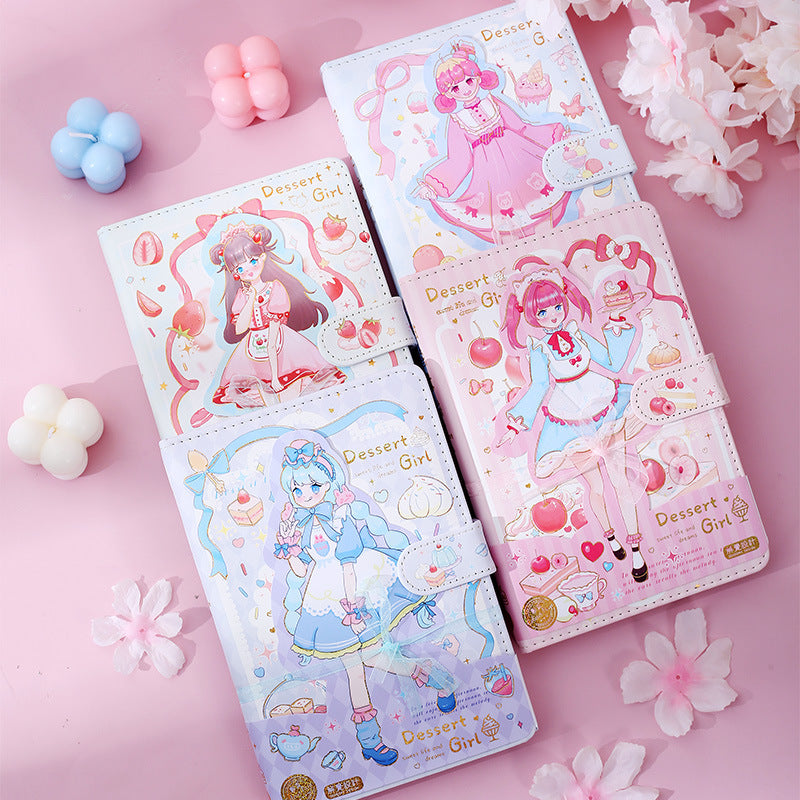 Dessert Girl - A5 Magnetic Buckle Book