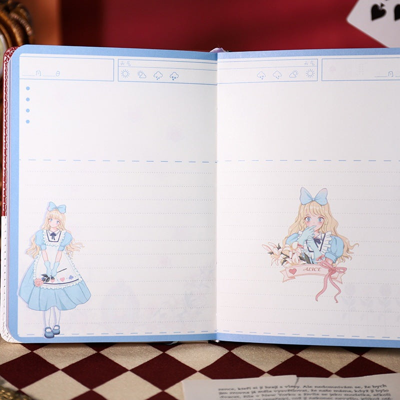 Alice's Travels - B6 PU Magnetic Buckle Book