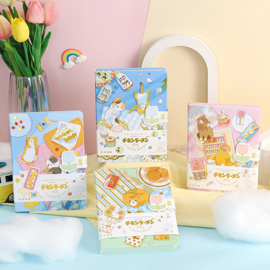 Rainbow Seven Minutes Sweet - 32K Magnetic Buckle Notebook - Cute Student Notebook