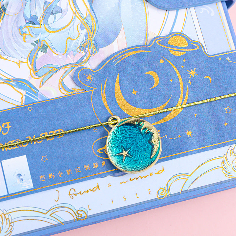 Mermaid Melody - 32K Magnetic Buckle Notebook - Cute Student Notebook
