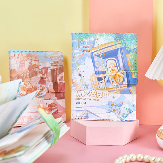 Fairy Travel Notes - 36K PU Magnetic Buckle Book
