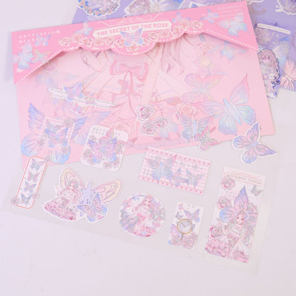 Blue Land - Bronzing Sticker Bag