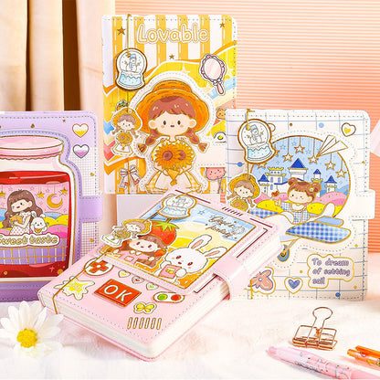 Fantasy Girl - 36K Magnetic Buckle Book