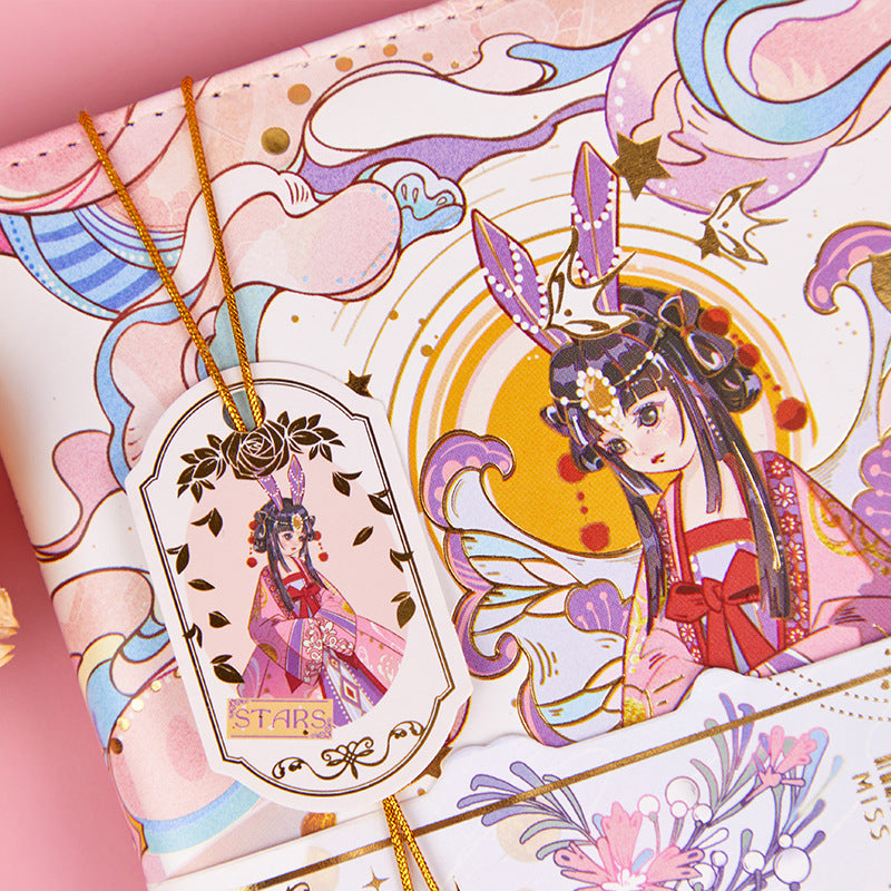 Four Wild Stars - PU Magnetic Buckle Book