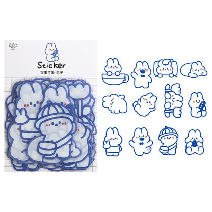 Cartoon Smiling Face Expression Sticker Bag