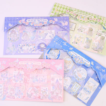 Blue Land - Bronzing Sticker Bag