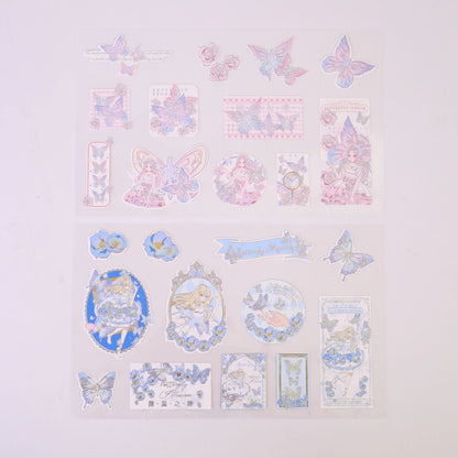 Blue Land - Bronzing Sticker Bag