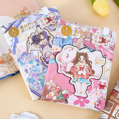 Summer Drawing Board - 36K PU Magnetic Buckle Book