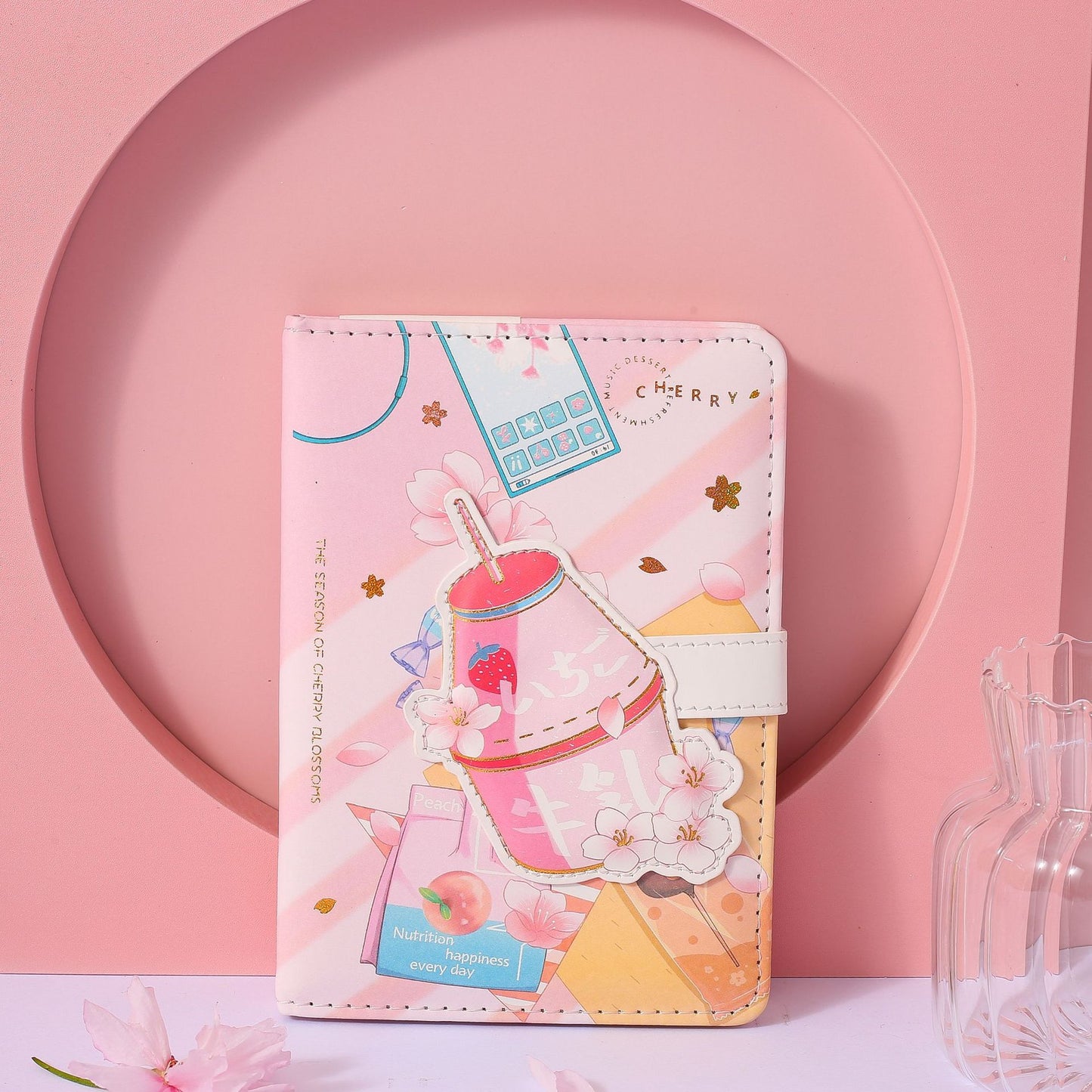 When Flowers Fall - 50K PU Magnetic Buckle Book