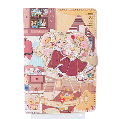 Flower House Amusement Park - 32K Magnetic Buckle Book