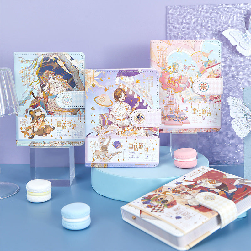 Fairy Tale Poetry - 64K PU Magnetic Buckle Book
