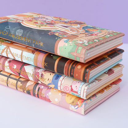 Flower House Amusement Park - 32K Magnetic Buckle Book