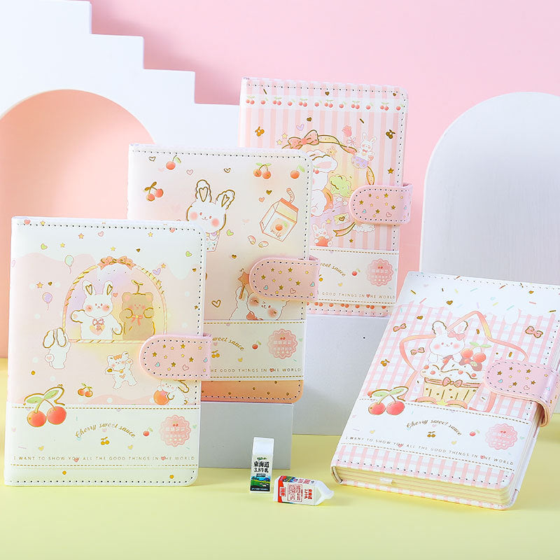 Lovely Cherry - A6 Magnetic Buckle Book
