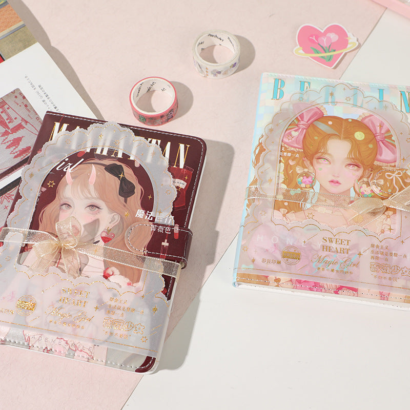 Rozen Maiden - A6 Magnetic Buckle Notebook - Cute Student Notebook