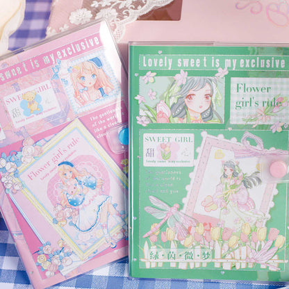 Girlish Rule - EVA Rubber Cover Book - Cute Student Notebook