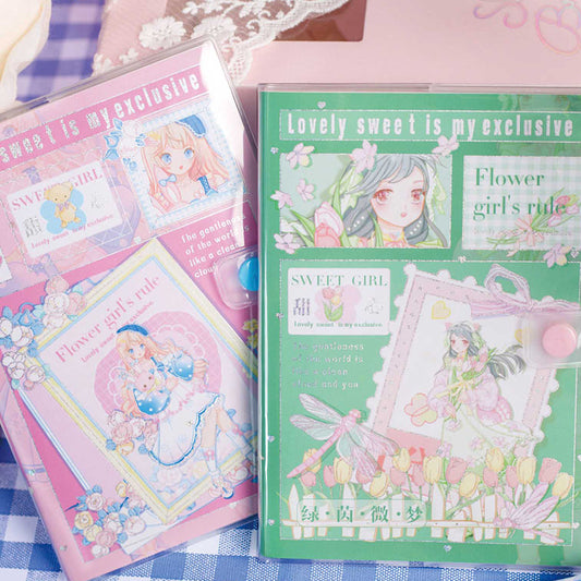 Girlish Rule - EVA Rubber Cover Book - Cute Student Notebook