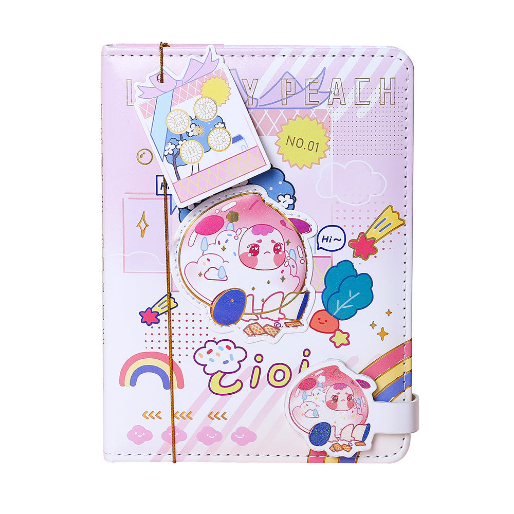 Peach Mountain - 36K PU Magnetic Buckle Book