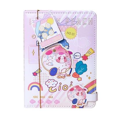 Peach Mountain - 36K PU Magnetic Buckle Book