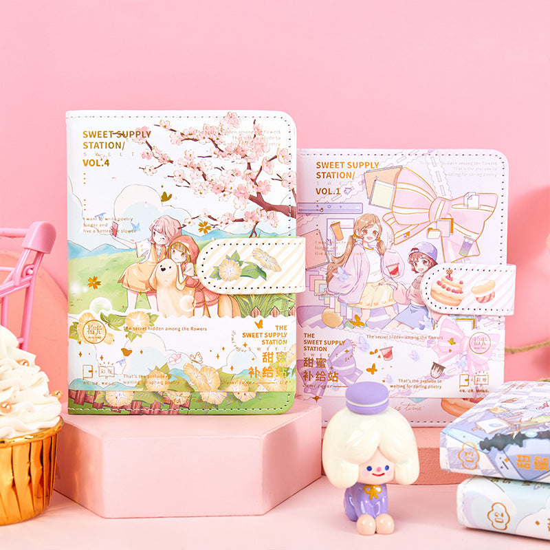 Sweet Supply Station - 64K PU Magnetic Buckle Book