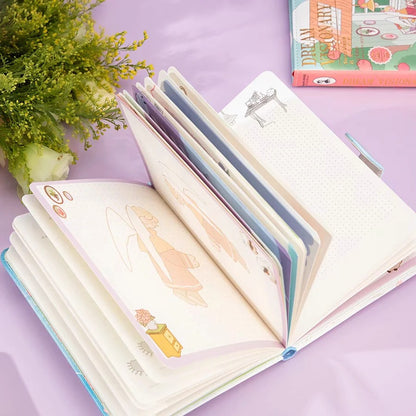 Dreamer - 36K Magnetic Buckle Notebook - Cute Student Notebook