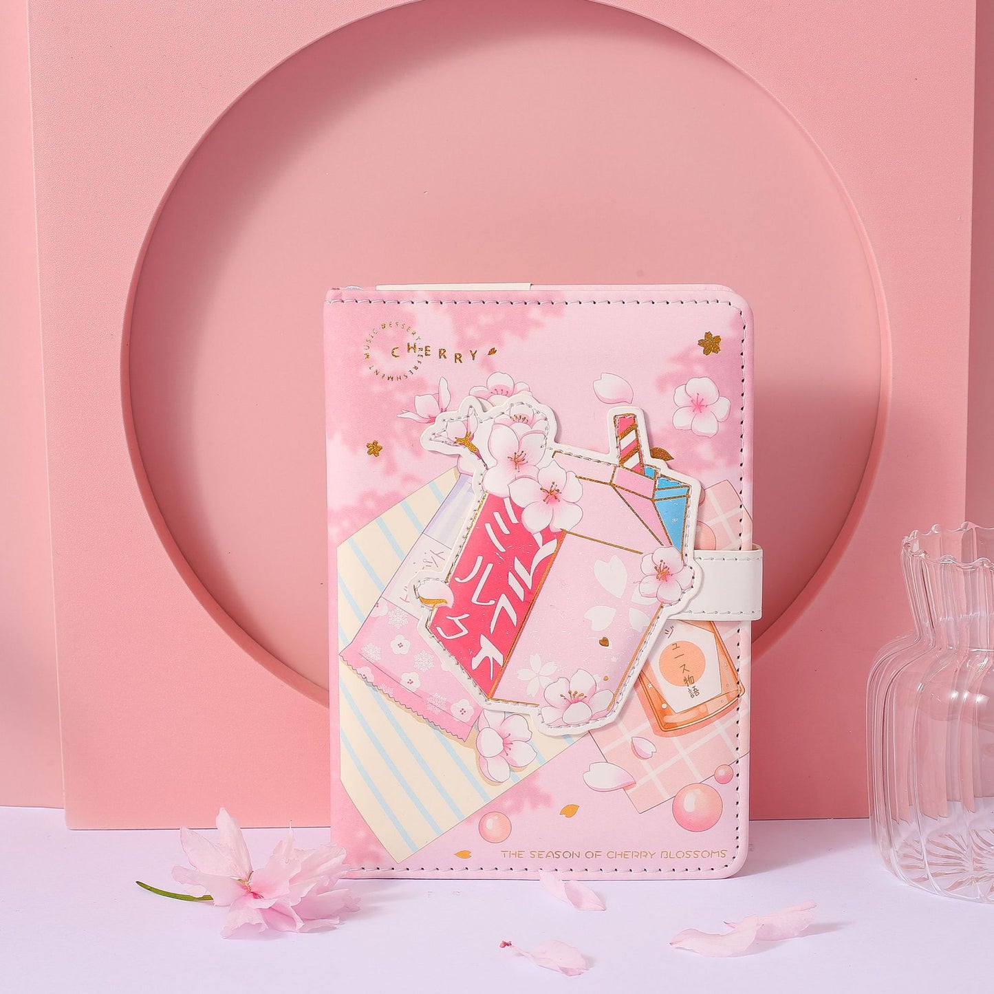 When Flowers Fall - 50K PU Magnetic Buckle Book
