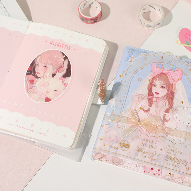 Rozen Maiden - A6 Magnetic Buckle Notebook - Cute Student Notebook