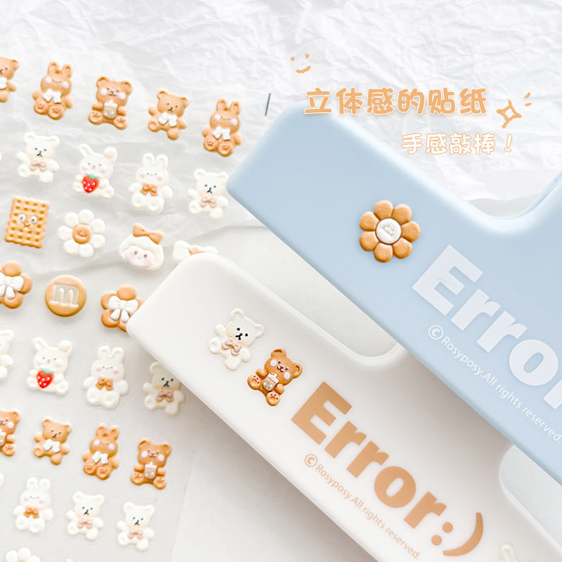 8x10cm Embossed ticker