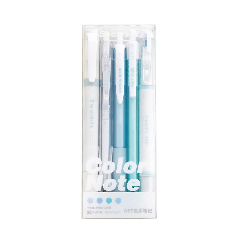 5 Sets Of Get Series Color Pen Set