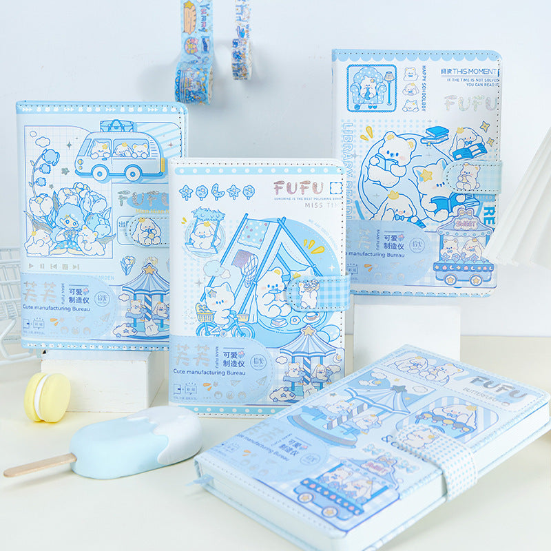 Milk Foam - 32K PU Magnetic Buckle Book
