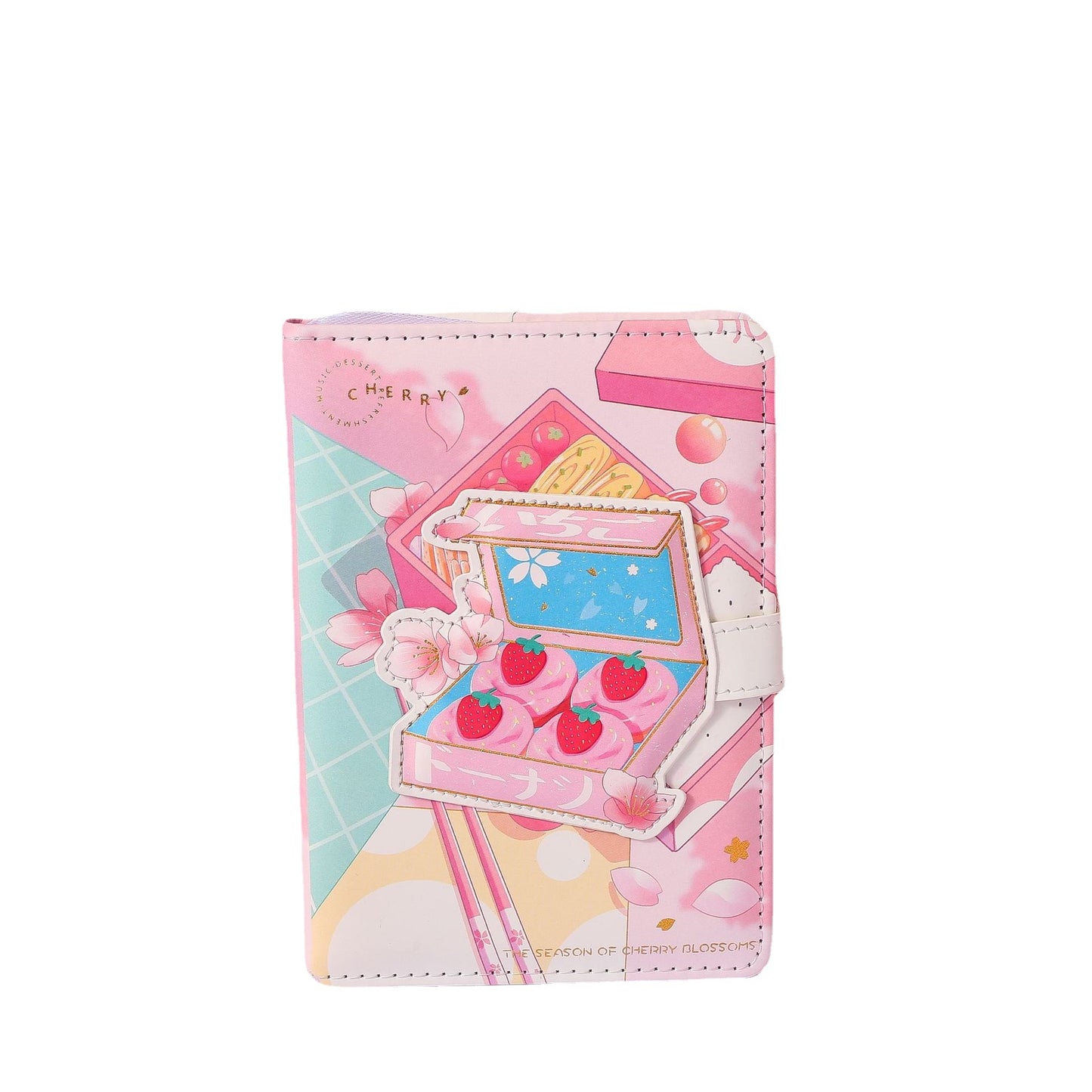When Flowers Fall - 50K PU Magnetic Buckle Book