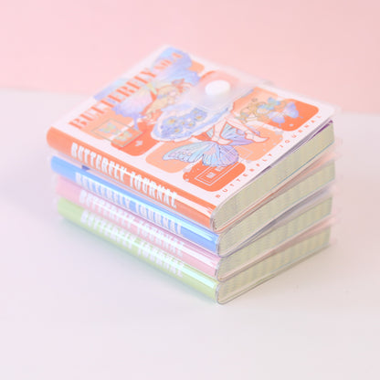 Butterfly Notes - A7 EVA Rubber Cover Book - Cute Student Notebook