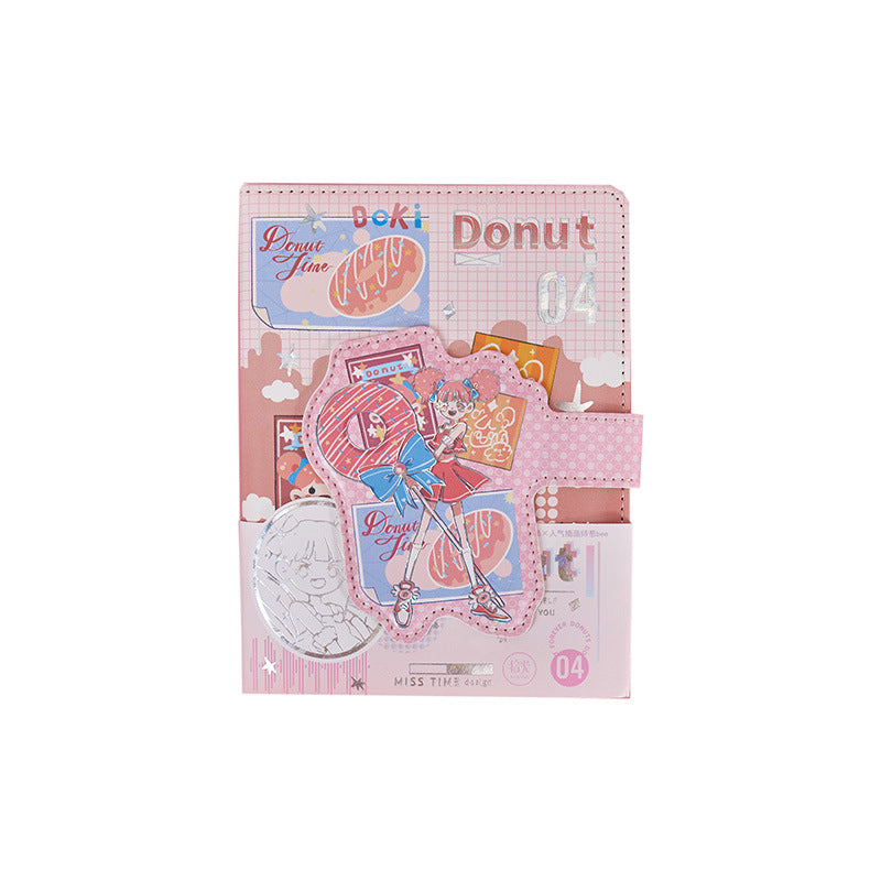Harajuku Notes - 36K Magnetic Buckle Notebook - Cute Student Notebook