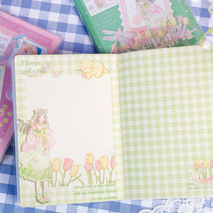 Girlish Rule - EVA Rubber Cover Book - Cute Student Notebook