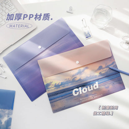 Rosyposy Cloud A4 Snap File Bag