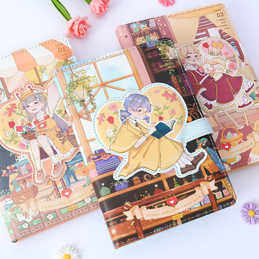 Flower House Amusement Park - 32K Magnetic Buckle Book