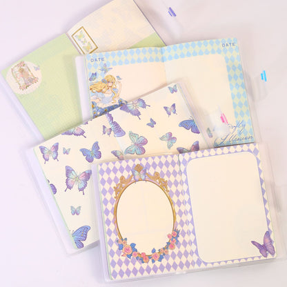 Butterfly Notes - A7 EVA Rubber Cover Book - Cute Student Notebook