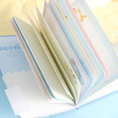 Rainbow Seven Minutes Sweet - 32K Magnetic Buckle Notebook - Cute Student Notebook