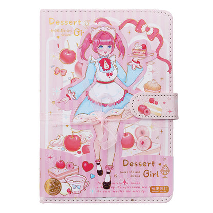 Dessert Girl - A5 Magnetic Buckle Book
