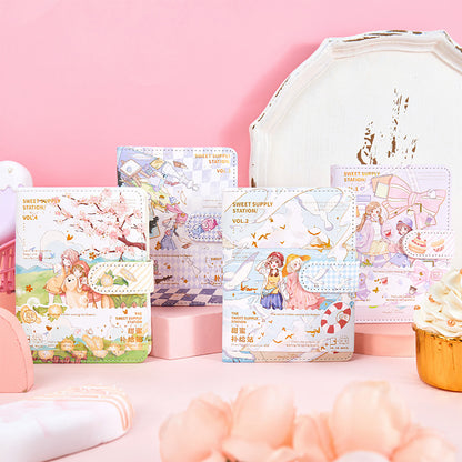 Sweet Supply Station - 64K PU Magnetic Buckle Book