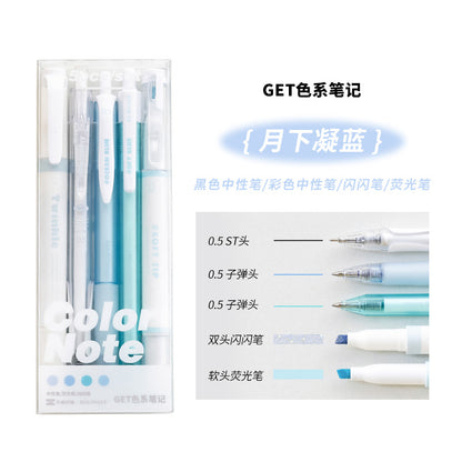 5 Sets Of Get Series Color Pen Set