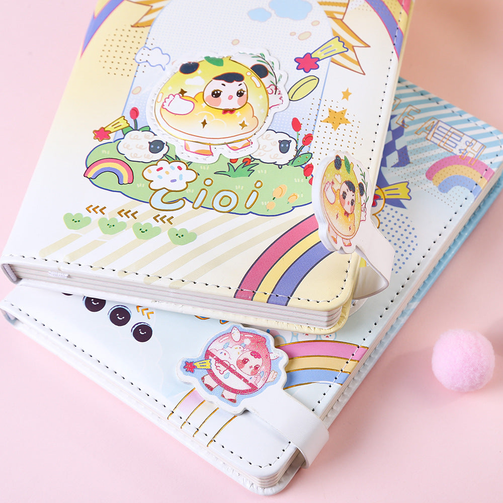 Peach Mountain - 36K PU Magnetic Buckle Book
