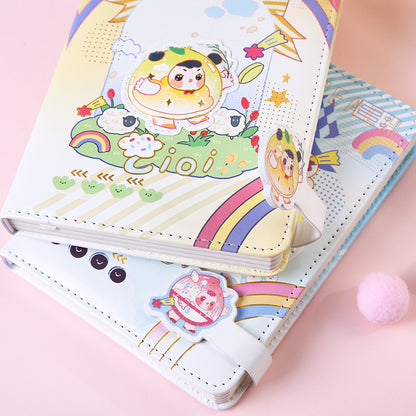 Peach Mountain - 36K PU Magnetic Buckle Book