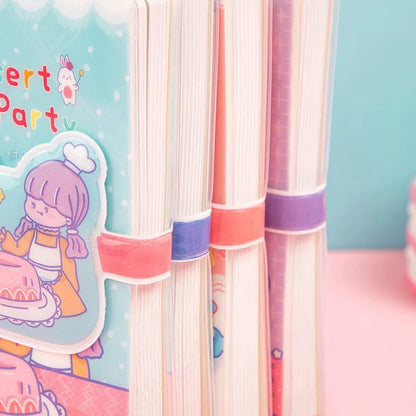 Dessert Leader - 36K 128 Sheets Rubber Cover Book - Cute Student Notebook