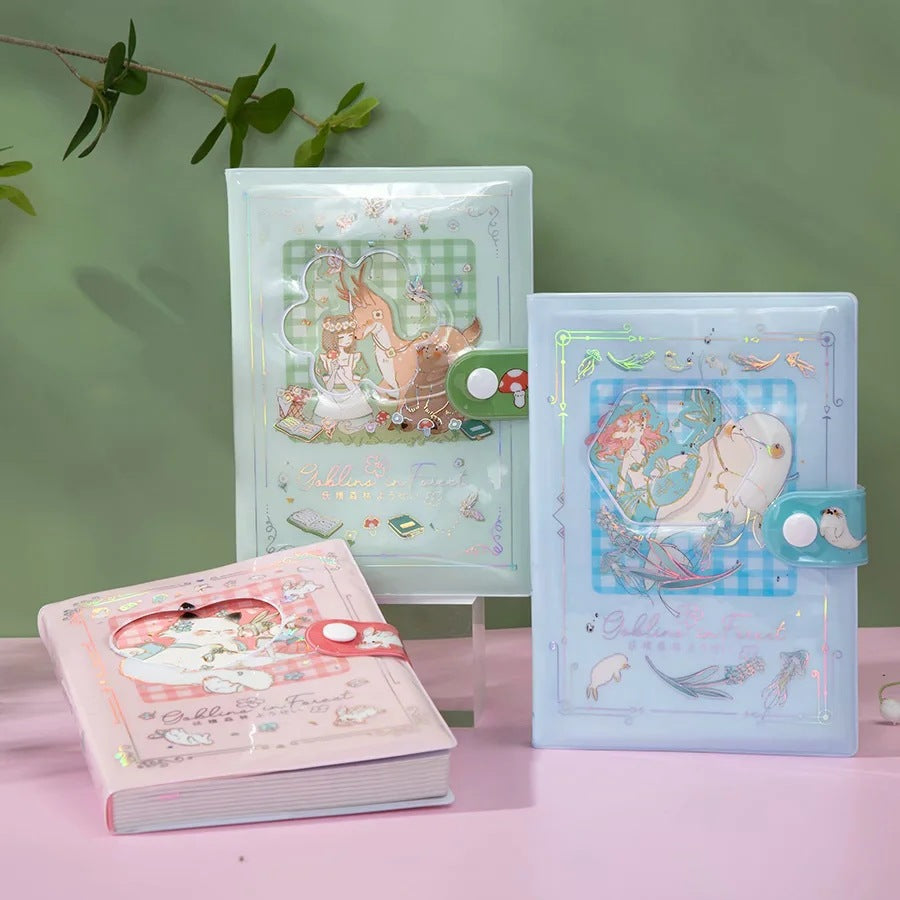 Goblin Forest - 36K 128 Sheets Rubber Cover Book - Cute Student Notebook