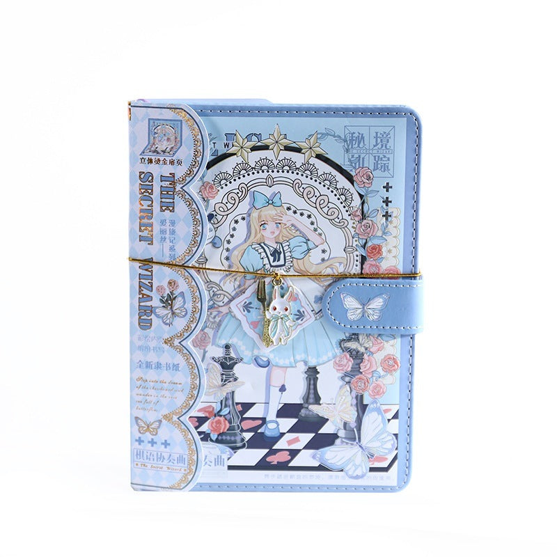 Alice's Travels - B6 PU Magnetic Buckle Book