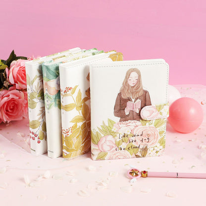 Wind Fog Cloud -36K 224 Page Magnetic Buckle Notebook - Cute Student Notebook