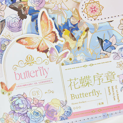 Flowers And Butterflies - 32K Magnetic Buckle Book