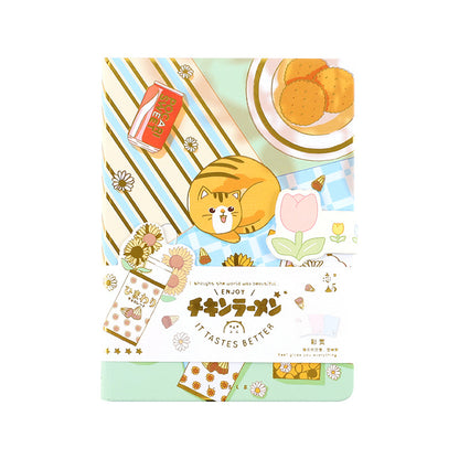 Rainbow Seven Minutes Sweet - 32K Magnetic Buckle Notebook - Cute Student Notebook