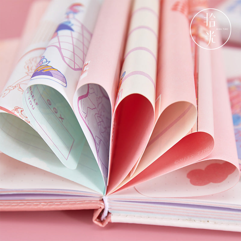 Harajuku Notes - 36K Magnetic Buckle Notebook - Cute Student Notebook