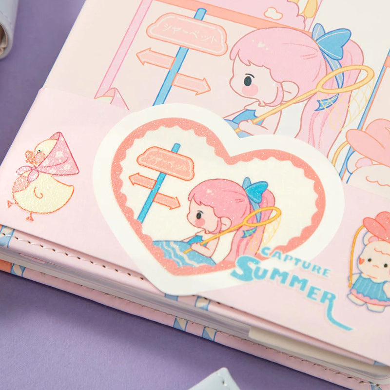 Vitality Capture - 36K Magnetic Buckle Notebook - Cute Student Notebook